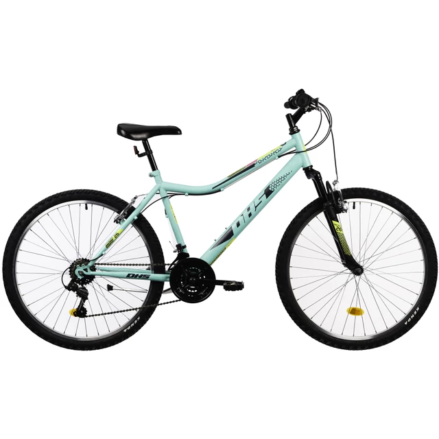 Women’s Mountain Bike DHS 2604 26” – 2022 - Violet - Turquoise