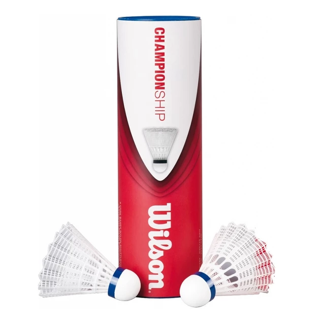 Badmintonové míčky Wilson Championship 3 kusy - bílá