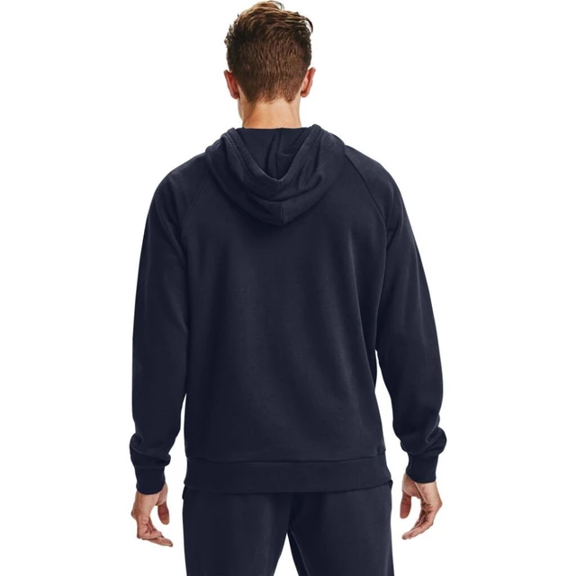 Men’s Hoodie Under Armour Rival Fleece Big Logo HD - Graphite Blue