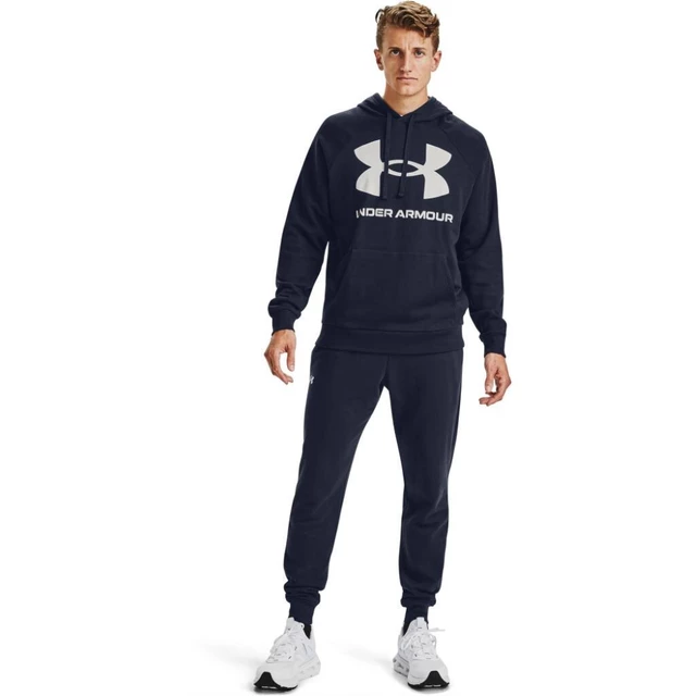 Men’s Hoodie Under Armour Rival Fleece Big Logo HD - Brilliant Blue