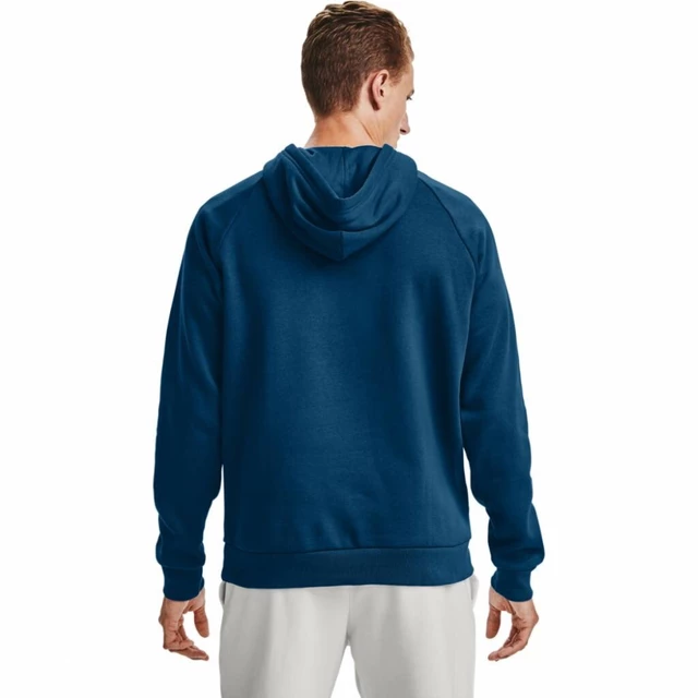 Men’s Hoodie Under Armour Rival Fleece Big Logo HD - Brilliant Blue