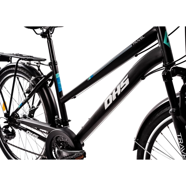 Dámsky trekingový bicykel DHS 2854 28" - model 2021 - Black