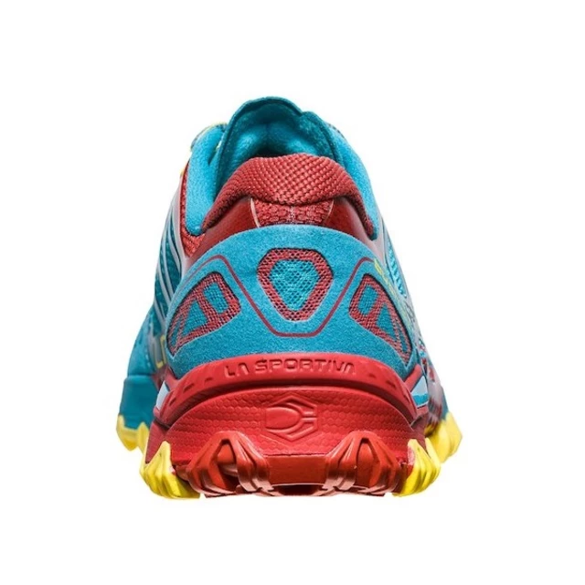 Pánske bežecké topánky La Sportiva Bushido Men - Tropical Blue/Cardinal Red