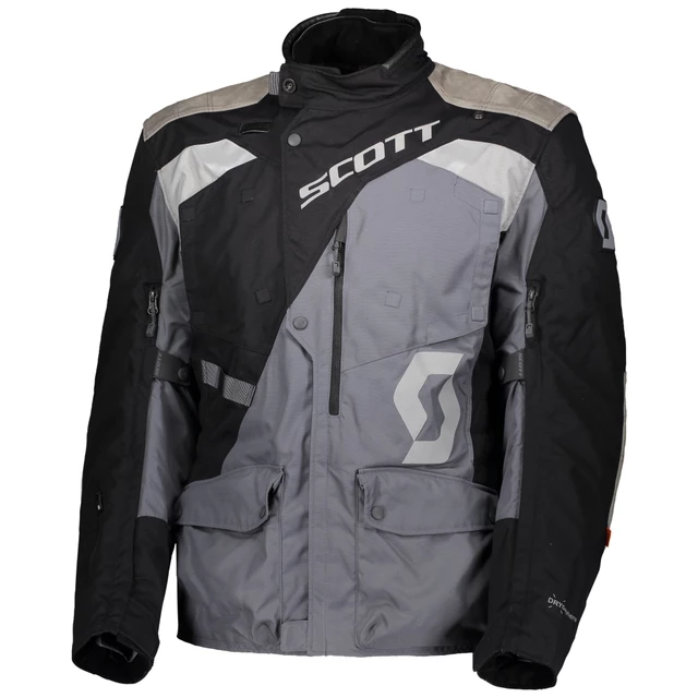 Moto bunda SCOTT Dualraid Dryo - black/iron grey