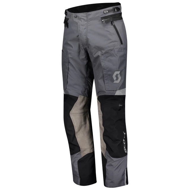 Motorcycle Pants SCOTT Dualraid Dryo - Black/Iron Grey