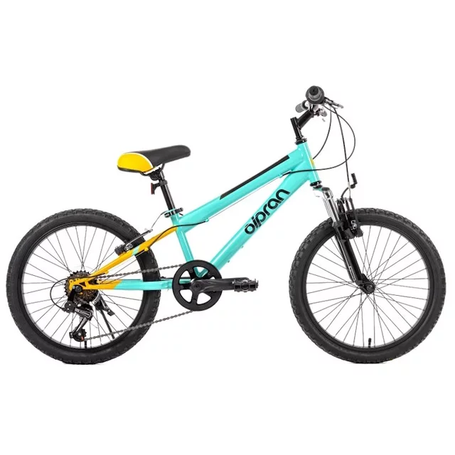 Dětské kolo Olpran Agilis 20" - model 2026 - světle zelená/oranžová/černá - světle zelená/oranžová/černá