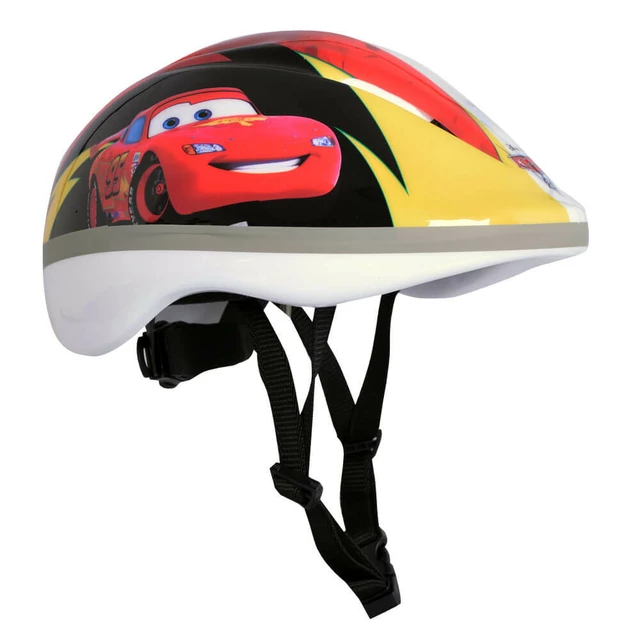 Disney Cars Children's Bike Helmet - Yellow-Red - Yellow-Red