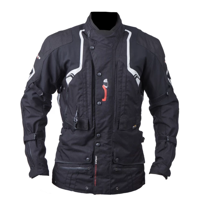 Airbag-Jacke Helite Touring aus Textil - grau - schwarz