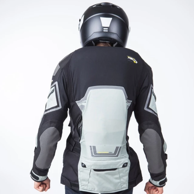 Airbag Jacket Helite Touring Textile - Grey, 4XL