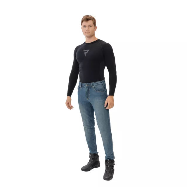 Moto thermo triko Rebelhorn Freeze II Jersey - černá-kamufláž