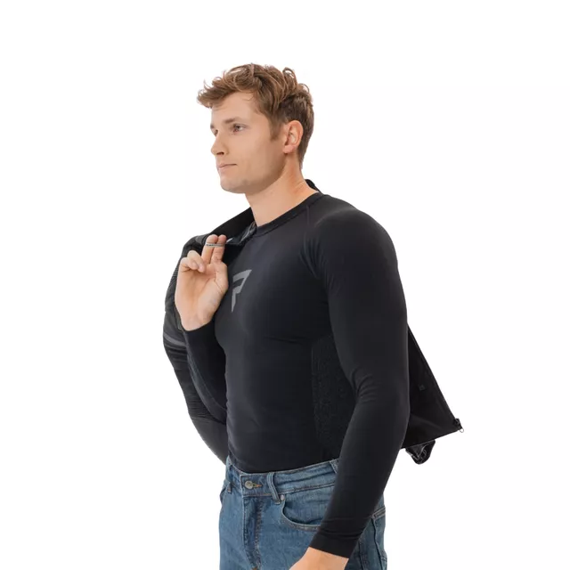 Moto thermo triko Rebelhorn Freeze II Jersey - černá-kamufláž