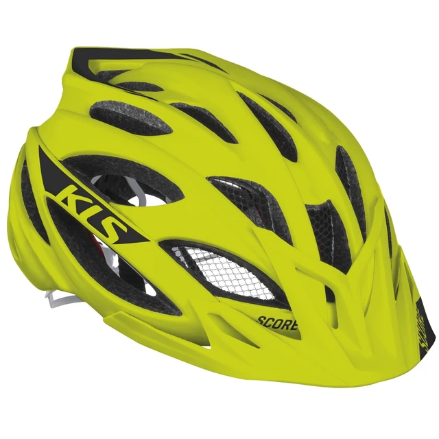 Cycling Helmet Kellys Score 019 - Black-Silver, M/L (57-61) - Neon Lime