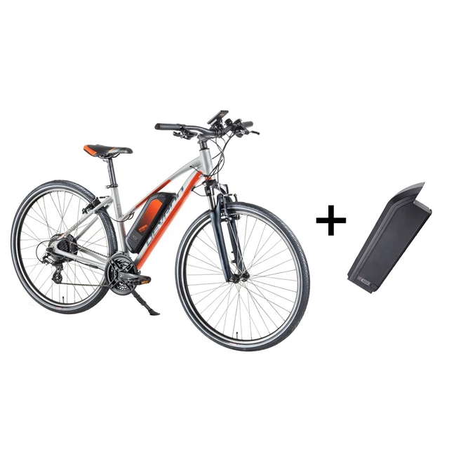 Women’s Cross E-Bike Devron 28162 with Replacement Battery 14.5Ah – 2018 - Silver - Silver