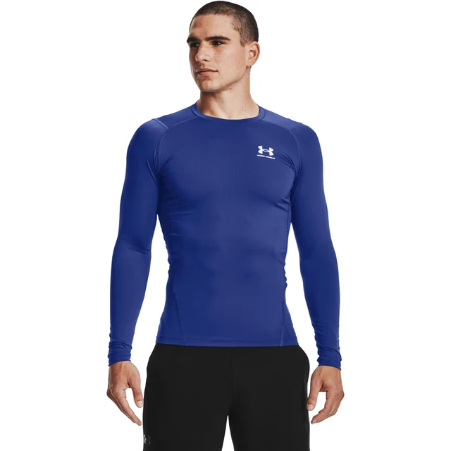 Men’s Compression T-Shirt Under Armour HG Armour Comp LS - Red