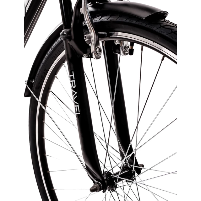 Pánsky trekingový bicykel DHS 2855 28" - model 2021 - Black