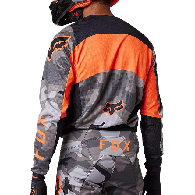 Motokrosový dres FOX 180 Bnkr Jersey Grey Camo - Grey Camo