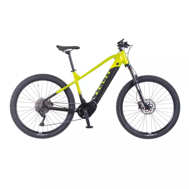 Horské elektrokolo Levit Muan BF1 Overstep 27,5" - rozbaleno - Lime Black Pearl - Lime Black Pearl