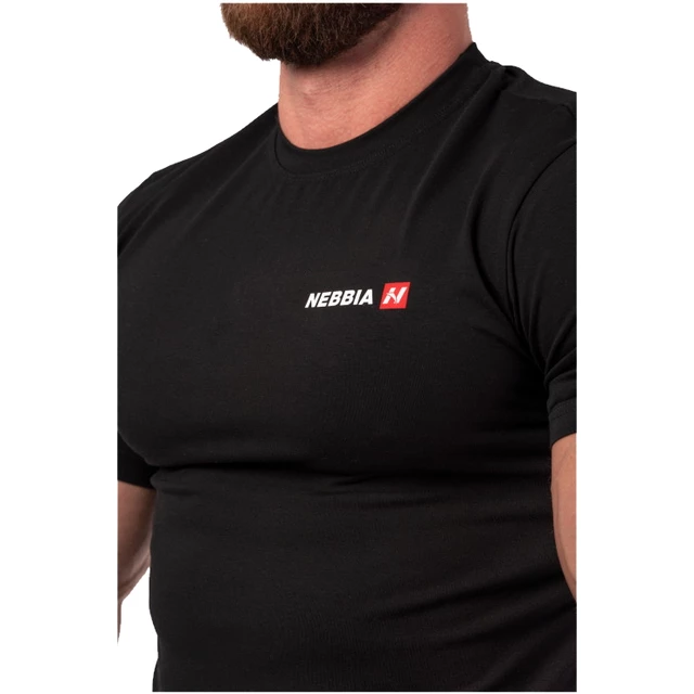 Men’s T-Shirt Nebbia Minimalist Logo 291 - Black