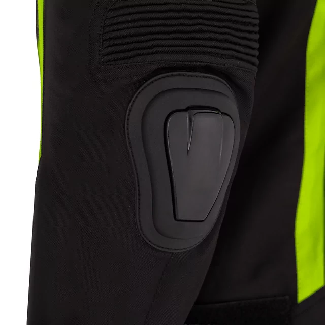 Moto bunda W-TEC Tonkawo - černá-fluo