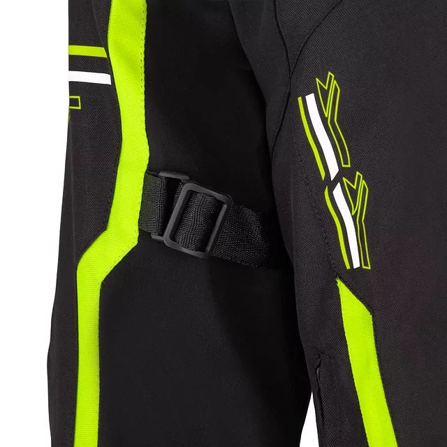 Moto bunda W-TEC Tonkawo - černá-fluo