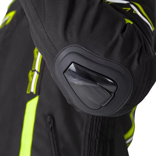 Moto bunda W-TEC Tonkawo - černá-fluo
