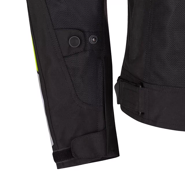 Letní moto bunda W-TEC Timuco - černá-fluo