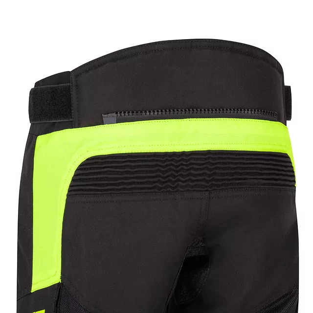 Dětské rostoucí moto kalhoty W-TEC Pinapoco - černá-fluo