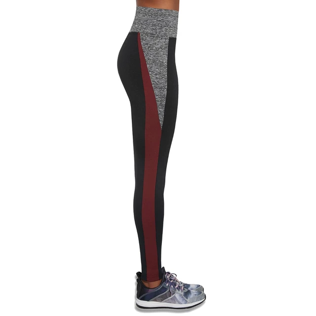 Női leggings BAS BLACK Extreme - fekete-szürke-piros