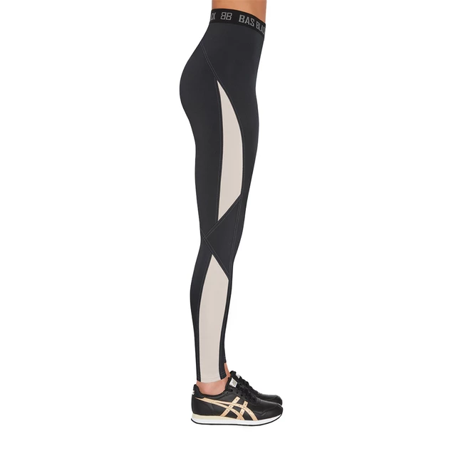 Sports Leggings BAS BLACK Hyper - Black-Beige - Black-Beige