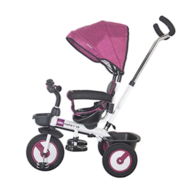Three-Wheel Stroller/Tricycle with Tow Bar MamaLove Rider - Grey