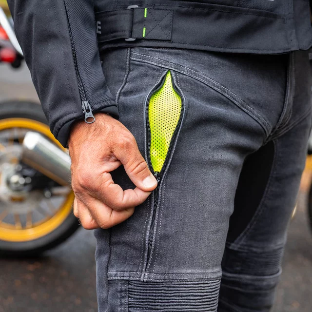 Pánské moto jeansy W-TEC Biterillo Evo - modrá