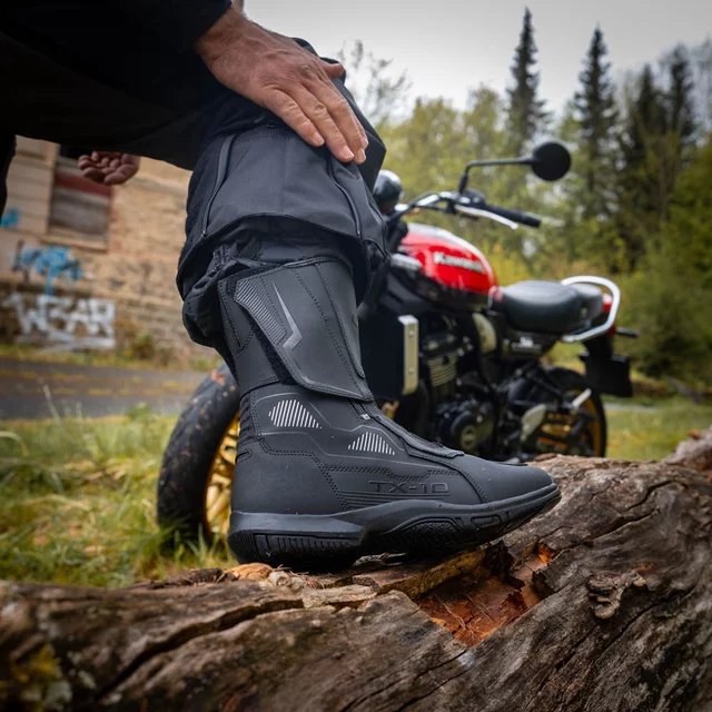 Moto boty W-TEC Tixten - černá