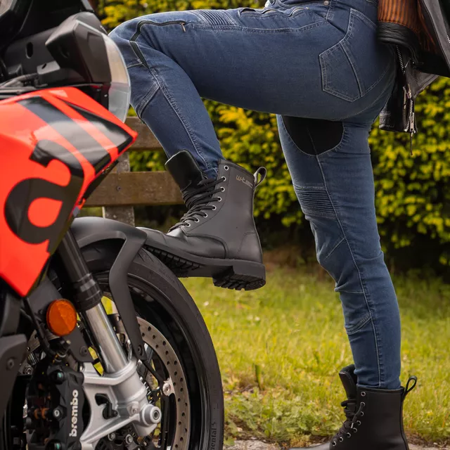 Moto boty W-TEC Benga - černá