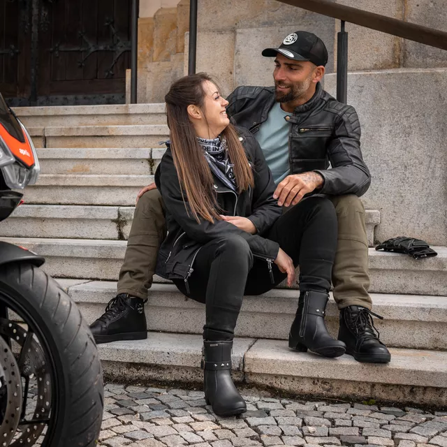 Moto boty W-TEC Ravito - černá