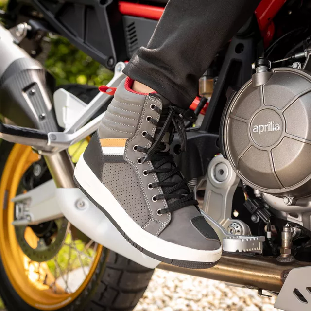 Moto boty W-TEC Sueden - šedá