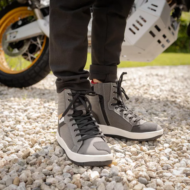 Moto boty W-TEC Sueden - šedá
