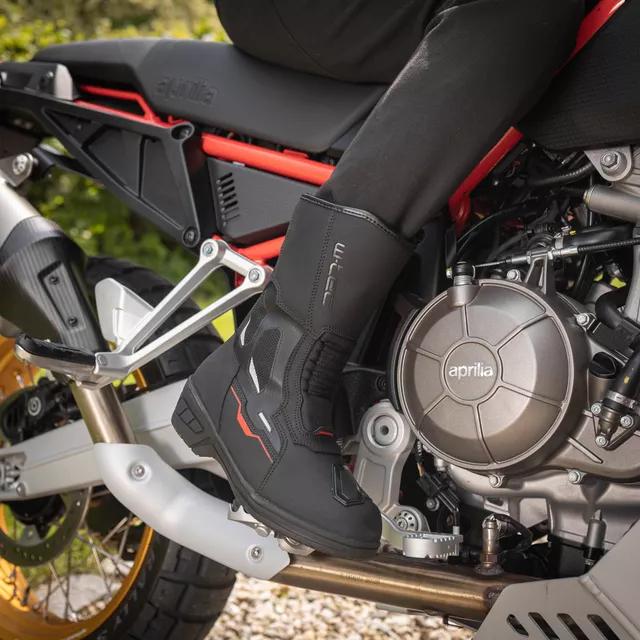 Dámské moto boty W-TEC Moanna - černo-červená