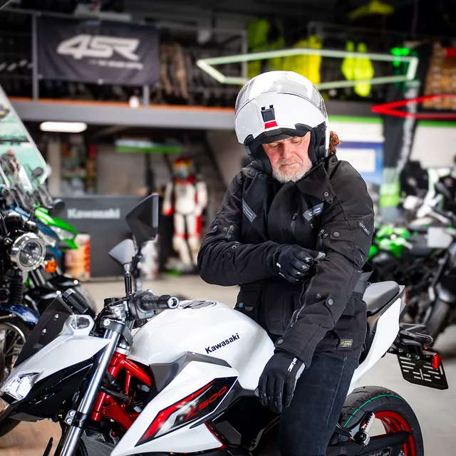 Moto bunda W-TEC Nykolas - černá