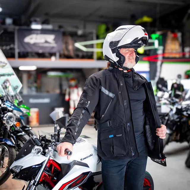 Moto bunda W-TEC Nykolas - černá