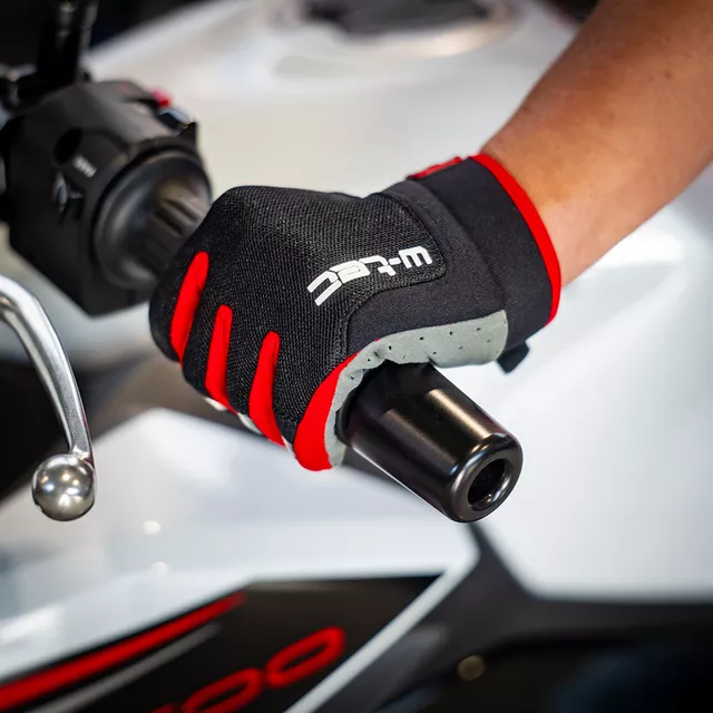 Dětské motokrosové rukavice W-TEC Matosinos Kids - Fluo Green