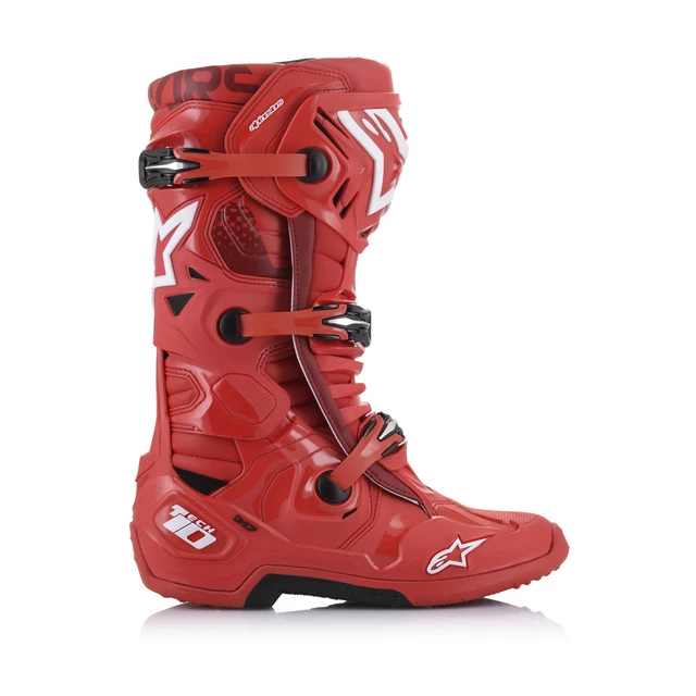 Moto topánky Alpinestars Tech 10 červená - červená