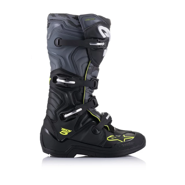 Motorcycle Boots Alpinestars Tech 5 Black Gray Fluo Yellow inSPORTline