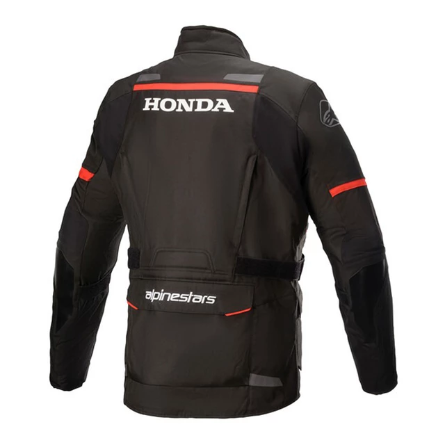 Moto bunda Alpinestars Andes Drystar Honda kolekcia čierna/červená