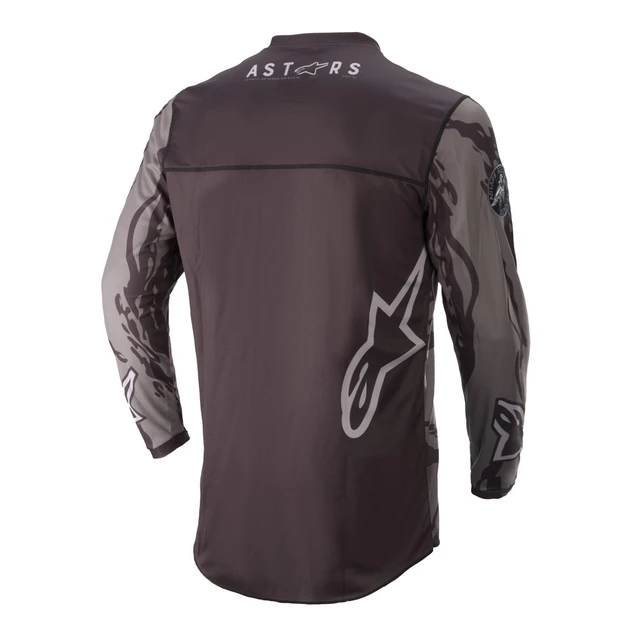 Motocross Jersey Alpinestars Racer Tactical Black/Gray 2022