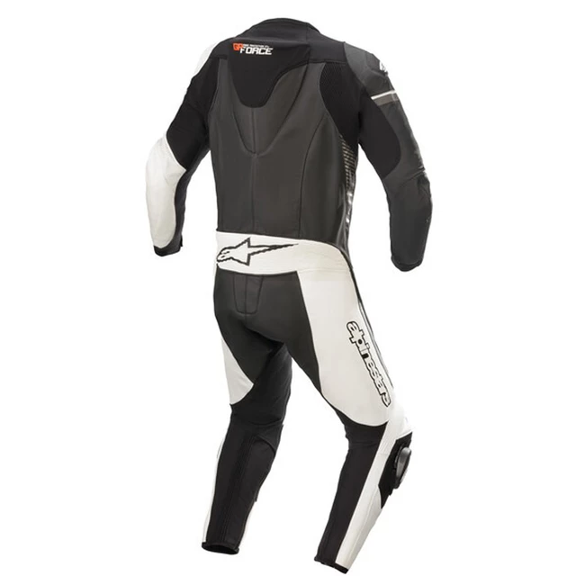 Jednodielna moto kombinéza Alpinestars GP Force Phantom čierna/biela/šedá