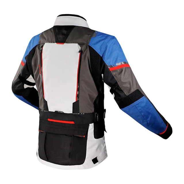 Pánska moto bunda LS2 Norway Blue Black Grey Red