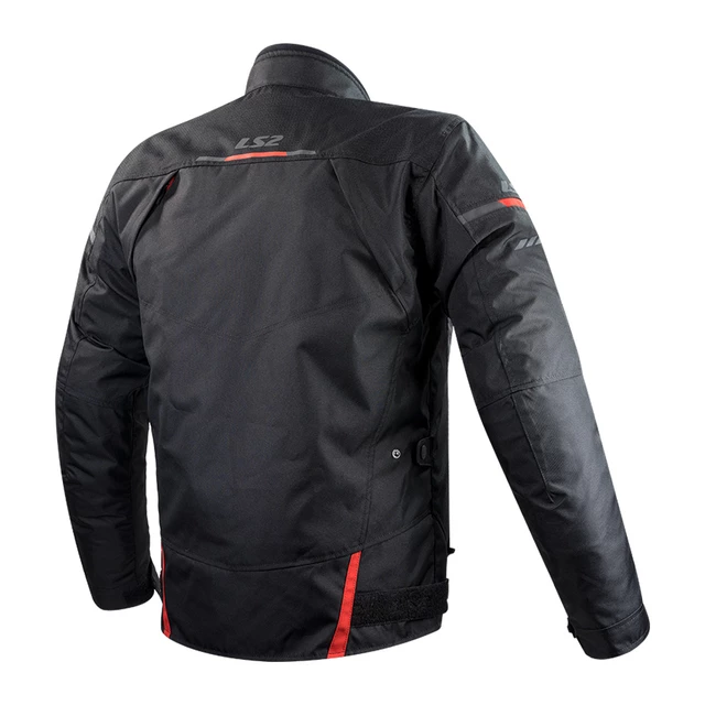 Pánska moto bunda LS2 Endurance Black Red