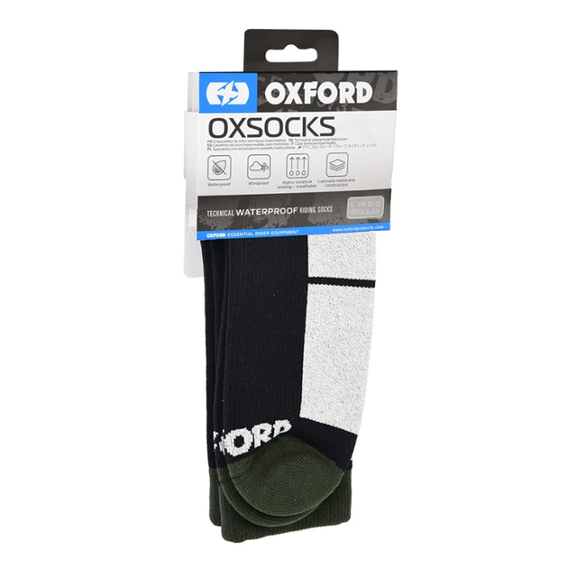 Nepromokavé ponožky s klimatickou membránou Oxford Watefproof OxSocks Black - černá