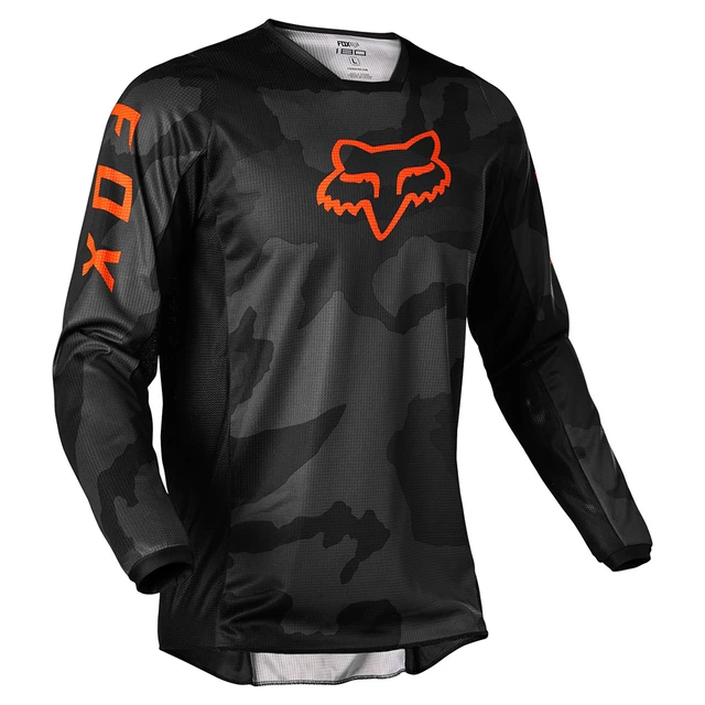 Motocross Jersey FOX 180 Trev Black Camo MX22