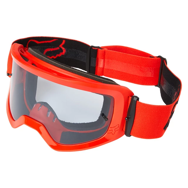 Motokrosové okuliare FOX Main Stray OS Fluo Red MX22